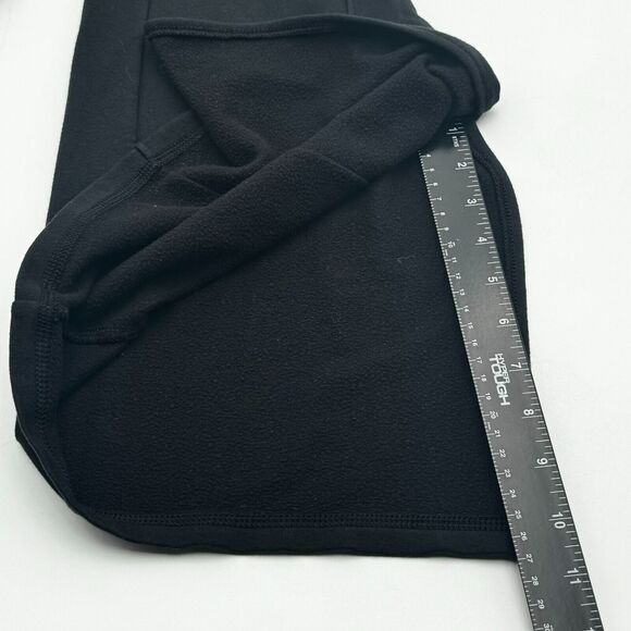 ATHLETA | Women's Medium Sierra Wide Loose Slit Hem Ankle Black‎ Stretchy Pants - Picture 10 of 10